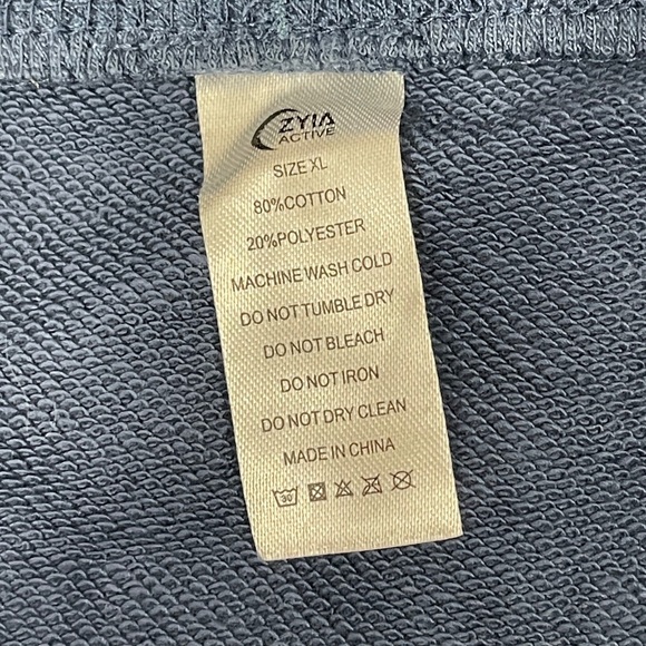 Zyia Active Take Me Everywhere Skirt Blue Size XL Pockets - Picture 6 of 6